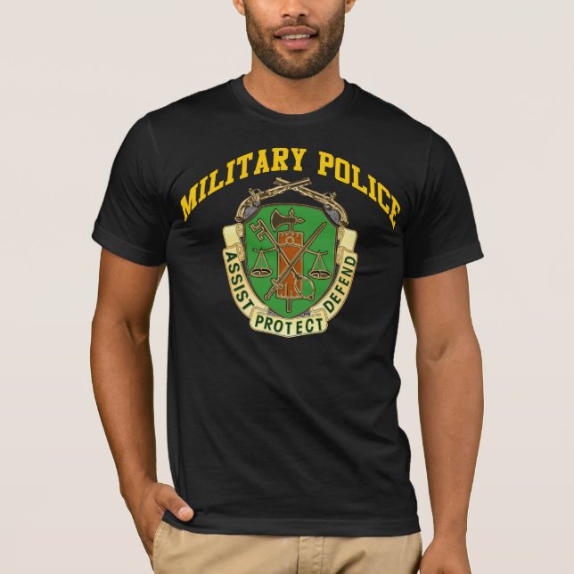 Militär polis tee shirt (Framsida)