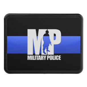 Militär polis - Thin Blue Line Hitch Cover Dragkroksskydd