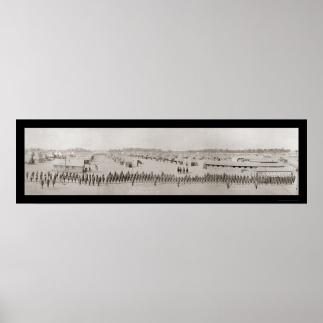 Militär polis WWI Photo 1918 Poster (Framsidan)