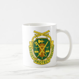 Militär poliskår för armé kaffemugg