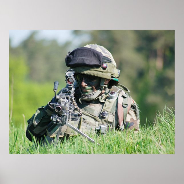 militär Poster 15 (Framsidan)