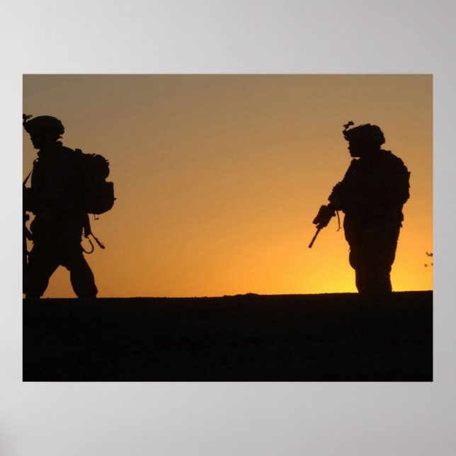 militär Poster 2 (Framsidan)