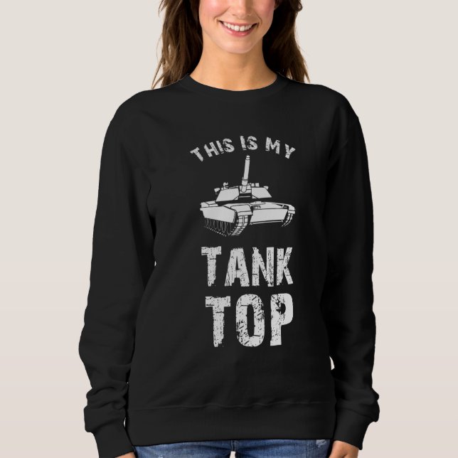 Militär Pun M1 Abrams Tank T Shirt (Framsida)
