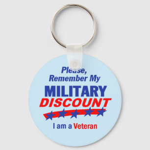 MILITÄR RABATT Keychain Nyckelring