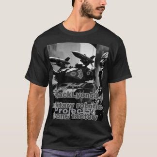 Militär robotdrönarfabrik projekt 53 t-shirt