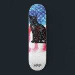 *~* Militär Rött vitt blått Flagga från COSMIC Mini Skateboard Bräda 18,5 Cm<br><div class="desc">*Kraftfullt utökat/påtvingar COSMIC CAT silhouette på amerikansk Flagga * Patriotic American Flagga med en COSMIC CAT silhouette . . Denna utformning är utmärkande för den amerikanska Flagga USA flagga, även känd som Old glory och Stars och stripes. Denna amerikanska vattenfärgsdesign omfattar färg Rött vitt blått i form av stjärnor och...</div>