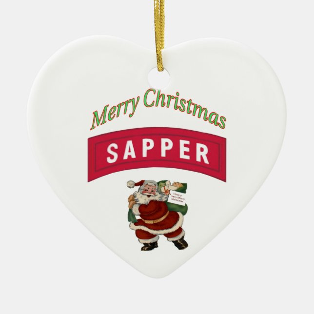 Militär Sapper Ornament (Framsidan)
