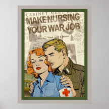 Militär sjuksköterska Poster