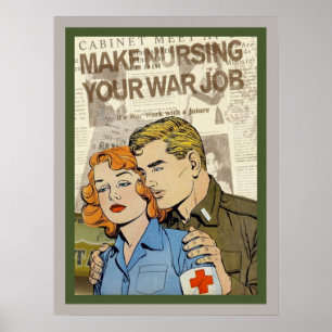 Militär sjuksköterska Poster