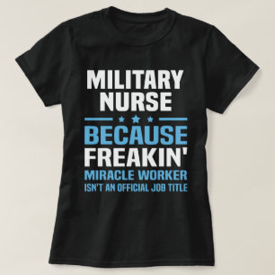 Militär sjuksköterska t shirt