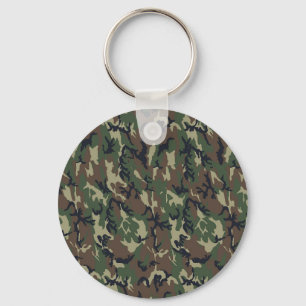 Militär skogskamouflage - bakgrund nyckelring