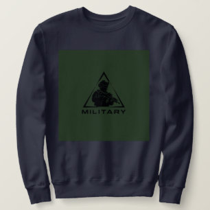 Militär spec ops grön design lång ärmad tröja