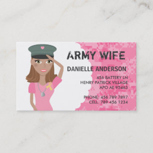 Militär Spousetelefonkort (mörk flår),