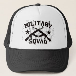 Militär Squad AK47 - svart Keps