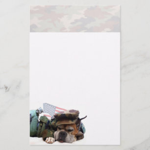 Militär stationär boxarehund