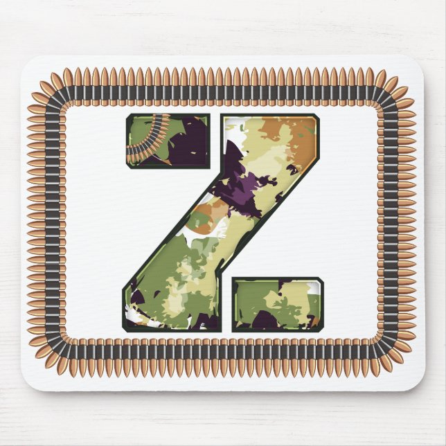 Militär stil brev av Z Musmatta (Framsidan)