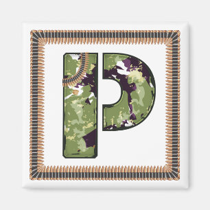 Militär stilbrev av P Magnet