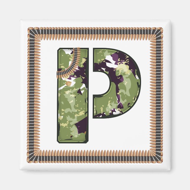 Militär stilbrev av P Magnet (Framsidan)