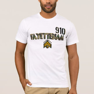 MILITÄR STILUTSLAGSPLATS FÖR FAYETTENAM T SHIRT