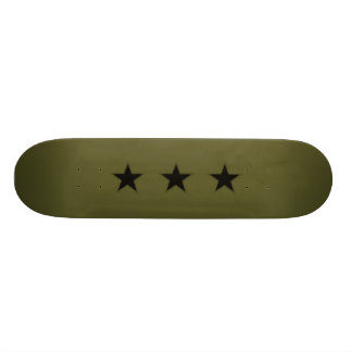 militär stjärna old school skateboard bräda 18 cm