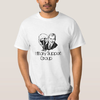 militär stödgruppmanar t-shirt