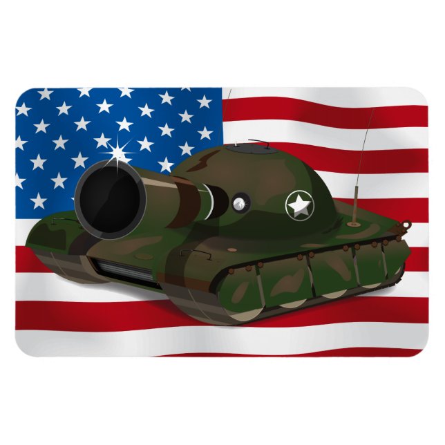 Militär stridsvagn magnet (Horisontell)