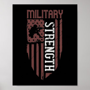 Militär styrka poster