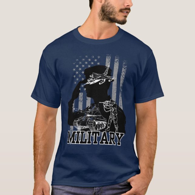 Militär T Shirt (Framsida)