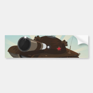 Militär Tank Bildekal