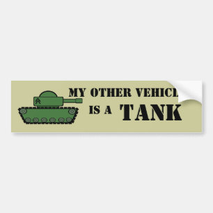 Militär Tank Bildekal