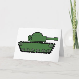 Militär Tank Kort