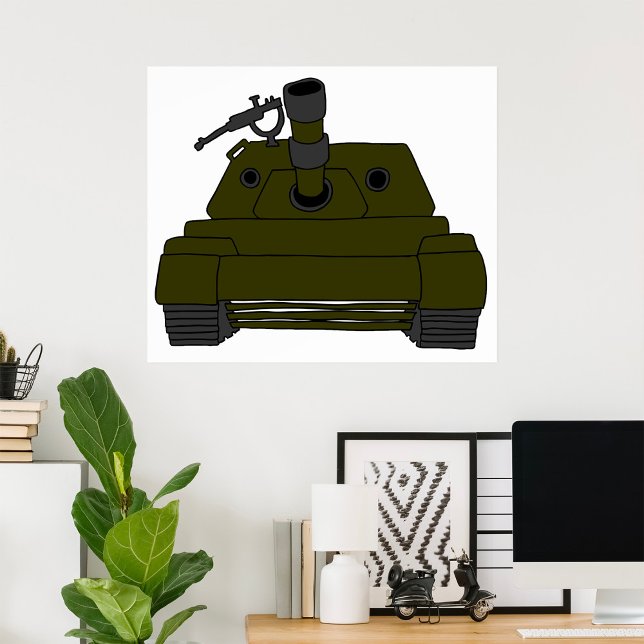 Militär Tank Poster (Skapare uppladdad)