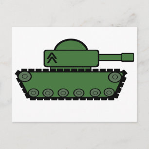 Militär Tank Vykort