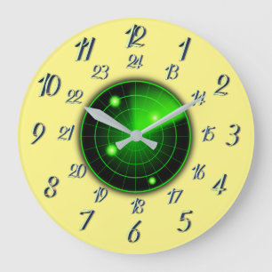 Militär tid stor klocka