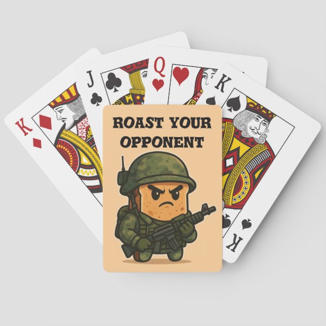 | Militär Tost | Roasta din motståndare  Casinokort (Baksidan)