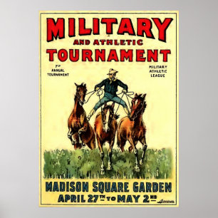 Militär turnering poster