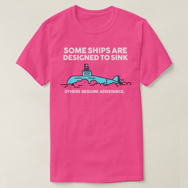 Militär ubåt i veteran Gift US Subsea Sink T Shirt (Design framsida)