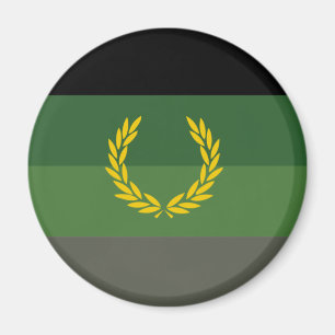 Militär uniform stolthetsflagga magnet