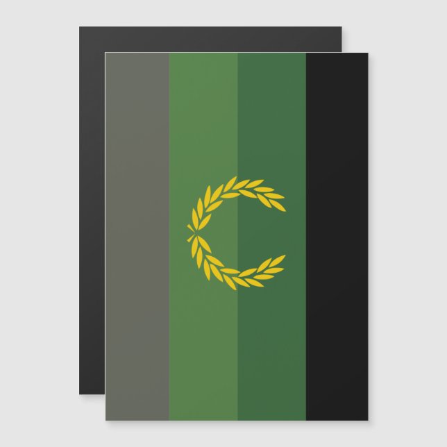 Militär uniform stolthetsflagga magnetisk inbjudningskort (Fram/baksida)