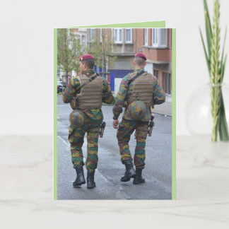militär uppmuntran kort