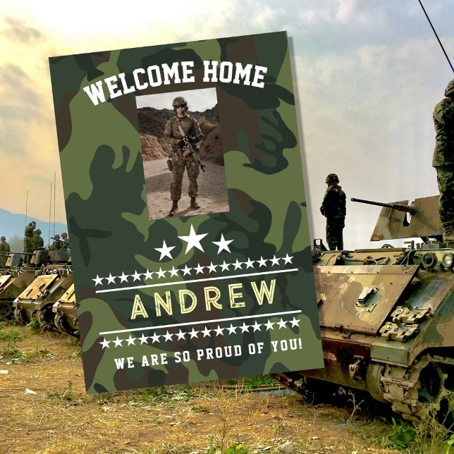 Militär välkomst hem-inbjudan – Army National Poster (Skapare uppladdad)