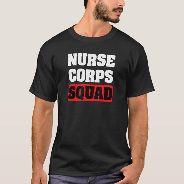 Militär vårdpersonal för brandbekämpning för sjuks t shirt (Framsida)