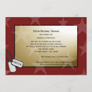 Militär verksamhet över Party Guld och Röda Inbjudningar