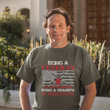 Militär veteran Grandpa Patriotic