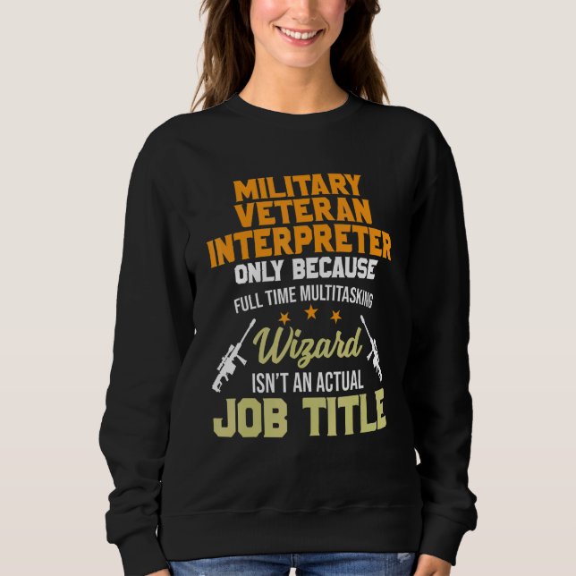 Militär veterantolk t shirt (Framsida)