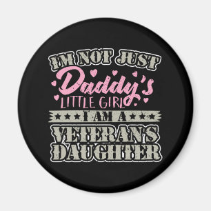 Militär veterinär dotter - Pappor Little Girl Magnet