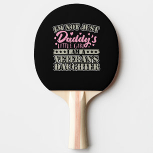Militär veterinär dotter - Pappor Little Girl Pingisracket