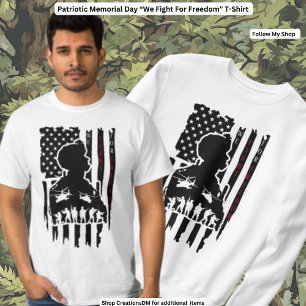 Militär - vi kämpar för frihet t shirt