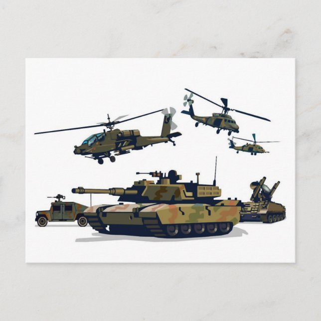 Militär Vykort (Framsida)