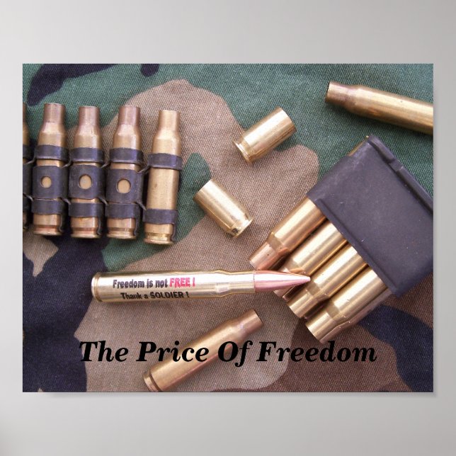 Militära arméns marinsoldater i luft poster (Framsidan)